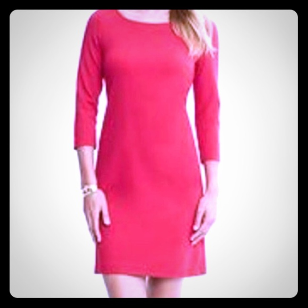 ❌SOLD❌ Red Ponte Sheath Dress Banana Republic NWT - Picture 7 of 8